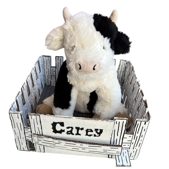 SOLD JellyCat Medium Carey Calf Cow Plush Stuffed Animal - Picture 4 of 8